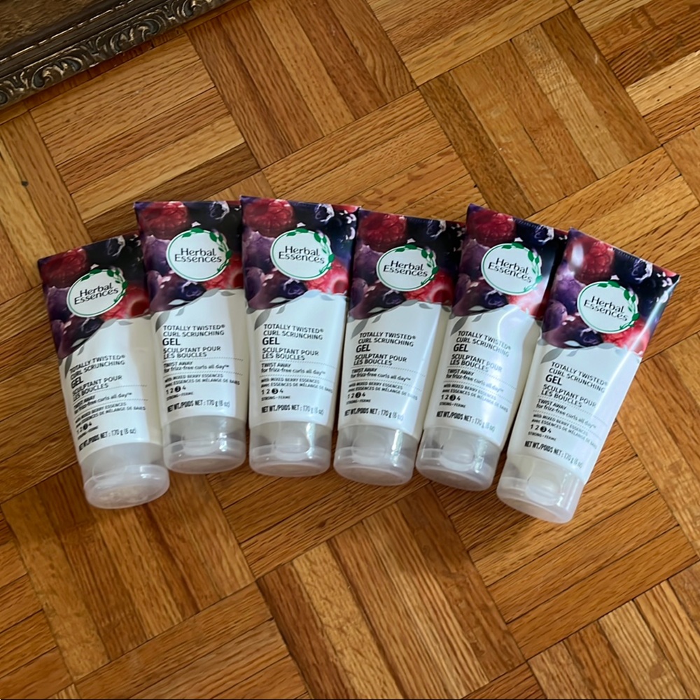 Herbal Essences Totally Twisted Curl Scrunching Gel, 6 6 oz Bottles